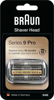 Braun Сменные лезвия для бритвы серии 9 Pro 94M (зарубежная версия для FC94M) встроенная кассета внутреннего лезвия сетчатого лезвия [элемент]