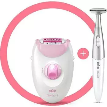 Braun Silk-pil 3 3321 Эпилятор / Эпиляция + триммер для бикини