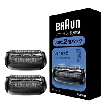 Braun Выгодный набор из 2 запасных лезвий для бритвы Series 5, оригинальная совместимая со всеми бритвами Series, срок службы 5 лет [Оригинальный продукт] [100% производительность] 1,5