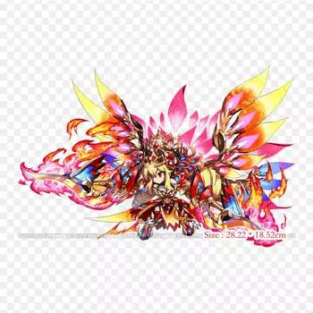 Brave Frontier 2 Kindle Fire с термопереносной печатью, виниловые нашивки, наклейки для одежды, аппликации «сделай сам», моющиеся нашивки