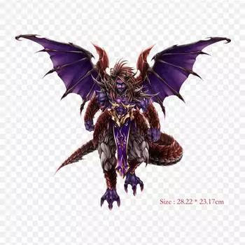 Brave Frontier Fal Nerga Brave Frontier Final Fantasy Термопереносные виниловые нашивки Наклейки для одежды Аппликации своими руками Моющиеся нашивки