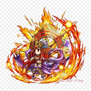 Brave Frontier Final Fantasy Brave Exvius Freyja термопереносная печать с термопереносом, виниловые нашивки, наклейки для одежды, аппликации «сделай сам», моющиеся нашивки