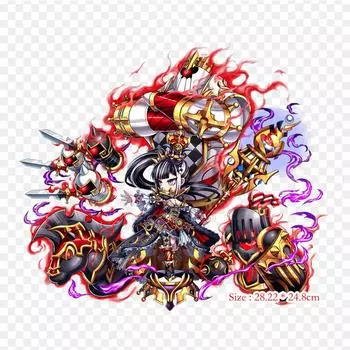 Brave Frontier Final Fantasy Brave Exvius Shin Megami термопечать с термопереносом, виниловые нашивки, наклейки для одежды, аппликации «сделай сам», моющиеся нашивки