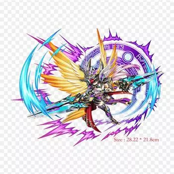 Brave Frontier иллюстрация изображение утюг на теплопередаче печать виниловые нашивки наклейки для одежды DIY аппликации моющиеся нашивки