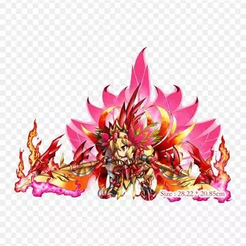 Brave Frontier Red Axe Brave Frontier термопереносная печать виниловые нашивки наклейки для одежды DIY аппликации моющиеся нашивки