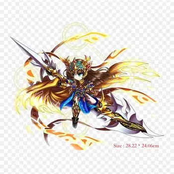 Brave Frontier Rina Omni Brave Frontier Final Fantasy термопечать с термопереносом, виниловые нашивки, наклейки для одежды, аппликации «сделай сам», моющиеся нашивки