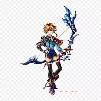 Brave Frontier Sareas Brave Frontier 2 Термотрансферная печать виниловые нашивки наклейки для одежды аппликации своими руками моющиеся нашивки