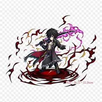 Brave Frontier Shion Alt Art Brave Frontier 2 термотрансферная печать с утюгом, виниловые нашивки, наклейки для одежды, аппликации «сделай сам», моющиеся нашивки