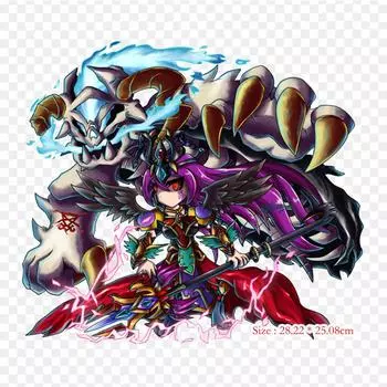 Brave Frontier Star рисунок утюгом на термопереносной печати виниловые нашивки наклейки для одежды DIY аппликации моющиеся нашивки