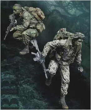 Bravo6 Bravo6 Вьетнамская война армия США LRRP 3 инфильтрационный смоляной комплект 1/35 B6-35340