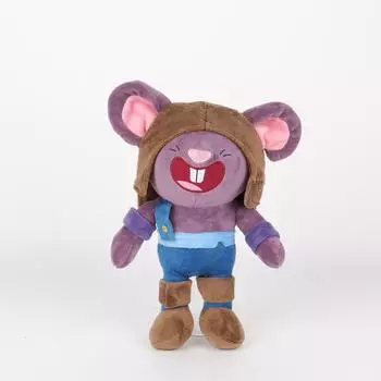 Brawl Stars Mouse Plush Wilderness Brawl Blind Mouse Doll Plush Plush Doll 24*11*30cm