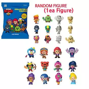 Brawl Stars Подлинная случайная мини-фигурка в полиэтиленовом пакете {1Pack 1ea случайная фигурка) RANDOM FIGURE(1ea)