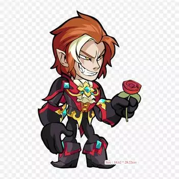 Brawlhalla Каспиан Хэллоуин Brawlhalla видеоигры термопереносная печать виниловые нашивки наклейки для одежды DIY аппликации моющиеся нашивки