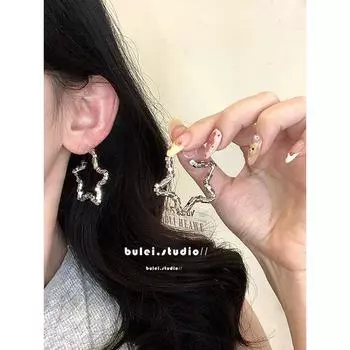 Bray Handmade Y2g XINGX Серьги Женские 2024 Новые Серьги Нишевый Дизайн Серьги-гвоздики Серьги Клипсы для ушей в виде комариных спиралей 925 silver needle