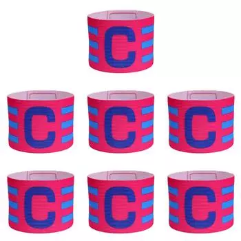 Brazalete Capitan Band Регулируемый дышащий для футбольного капитана (розовый) Делавэр