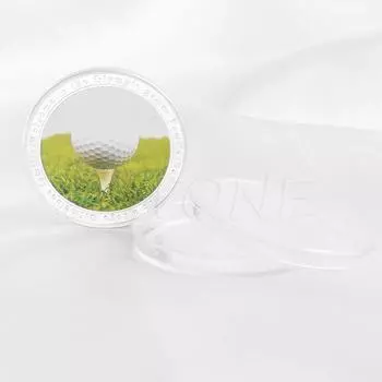 Бразилия Рио-де-Жанейро для Олимпийских игр Серебряная пластина для гольфа Коллекция белых мячей