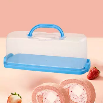 Bread Box for Food Storage, Ideal Loaf And Cake Keeping in Kitchen синий