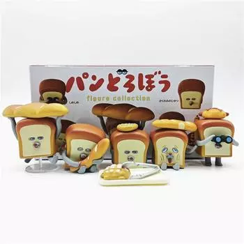 Bread Thief Cake Baking Small Ornaments Figurine Set For Toy Collectors Kids And StyleB