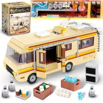 Break Bad RV Building Blocks Kit Creative Van House Camper Toys Building Blocks DIY Building Set Vehicle Toy для детей и взрослых