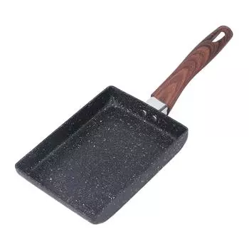Breakfast Flat Pan Rectangle Non Stick Japanese Omelette Frying Pan for Home Kitchen Egg S Small