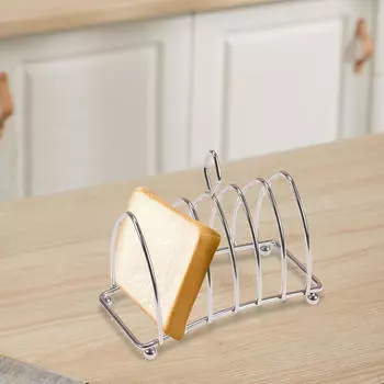 Breakfast Toast Rack Stainless Steel Cooling Station Serving for Dining Table Baking Home Kitchen 6