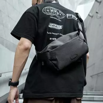 Breast Bag, Men s Single-shoulder Bag, Small Crossbody Bag, Trendy Cycling Functional Sports Messenger Bag, Casual Backpack, Men s Bag чёрный