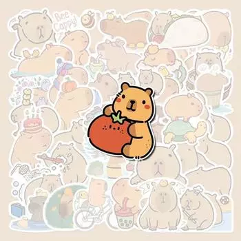 Breastpin Acrylic Capybara Pin Kapibara Animal Badge Jewelry Capibara Pin Backpack Decor F