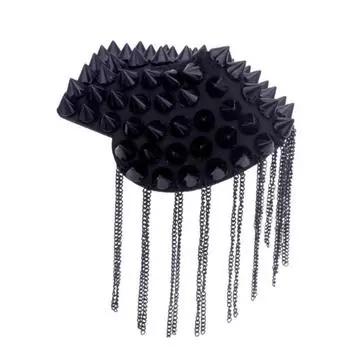 Breastpin Club Tassel Chain Epaulette Cool Jacket Vintage Brooch Rivet Shoulder Badges Gift Style 13