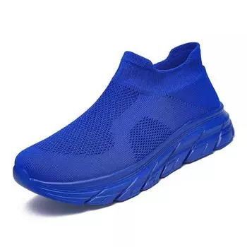 Breathable casual sneakers for men and women Lightweight outdoor high-tops solid color walking shoes non-slip flat ankle boots 35