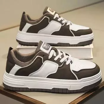 Breathable Casual Sneakers Male Fashion Sports Men Shoes Outdoor Fitness Running Sneaker Jogging Flat Platform Shoe Mixed Colors 39 чёрный