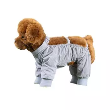 Breathable Dog Four Legged Clothing Adjustable Straps Waterproof Dog Jumpsuit Outdoor Travel XL