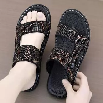 Breathable Man Sandals Non-slip New Design 2024 Shoes for Men 39 High Quality Number 41 Luxury H Cheap Clearance Korean Style V 38