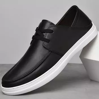 Breathable Men Casual Shoes Versatile Sneakers New Lace-Up Man Flats Summer Loafers Men Slip on Shoes Lightweight Driving Shoes 37