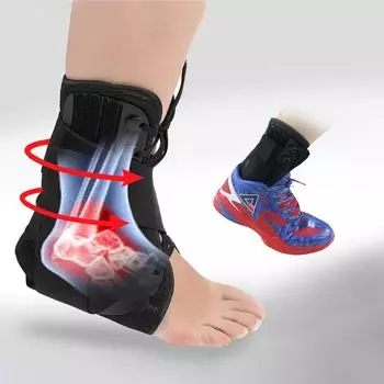 Breathable Orthosis Ankle Brace Support Protection Corrector Sprain Arthritis Recovery L L (above 43)