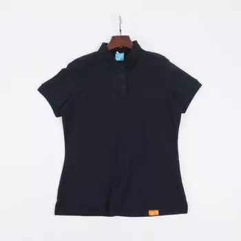 Breathable Pearl Cotton Export Slim-Fit Short-Sleeved Polo Shirt Navy blue (partially flawed) XS