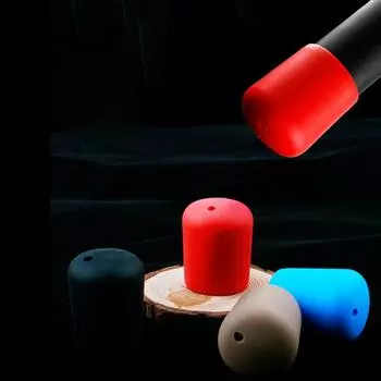 Дышащий наконечник удилища Заглушка для хвоста удилища Высокая эластичность S красный