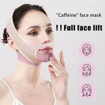 Breathable Slimming Band Cheek Lift Up Face Thin Mask Reduce Double Chin V-Line Shaping Bandage Anti Wrinkle Sleeping Strap
