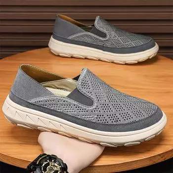 Breathable Sneakers Men Shoes 2024 Fashion Shoes For Men Climbing Hiking Shoes Men Outdoor Beach Wading Tenis Barefoot Sneakers 38 бежевый
