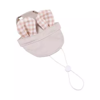 Breathable Summer Pet Hat UV Protection Lightweight Polyester Cat Dog Outdoor Sun Cap With Ear Holes S