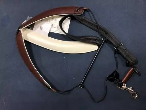 Breathtaking LithePremiumII Safety Hook Specification S Size Dark Brown Saxophone Strap Breathtaking