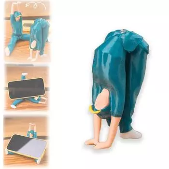 Брейкданс держатель телефона, Брейкдансер держатель телефона, Вращающийся складной держатель сотового телефона, Креативный портативный держатель телефона для танцоров брейкданса,