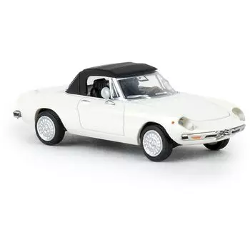 Brekina 1/87 alfa romeo spider 1969 белый закрытый BREKINA Spider мини-автомобиль HO масштаб