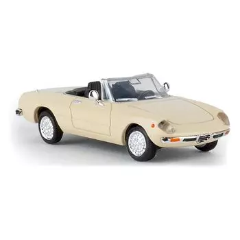 Brekina 1/87 alfa romeo spider 2000 beige BREKINA SPIDER mini car HO scale