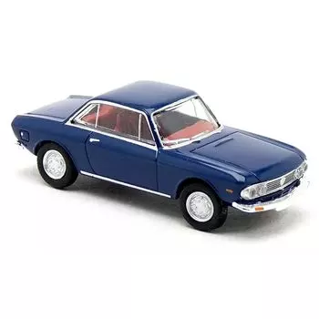 Brekina 1/87 lancia fulvia coupe dark blue BREKINA Fulvia Coupe mini car HO scale