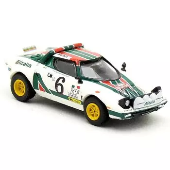 Brekina 1/87 lancia stratos HF #6 Alitalia 1976 BREKINA Lancia Stratos Alitalia mini car HO scale