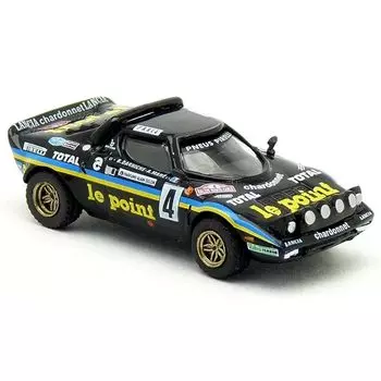 Brekina 1/87 Lancia Stratos HF rally #4 1981 BREKINA Stratos Le Point mini car HO scale