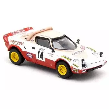 Brekina 1/87 Lancia Stratos HF rally Esso #14 1977 BREKINA Stratos mini car HO scale