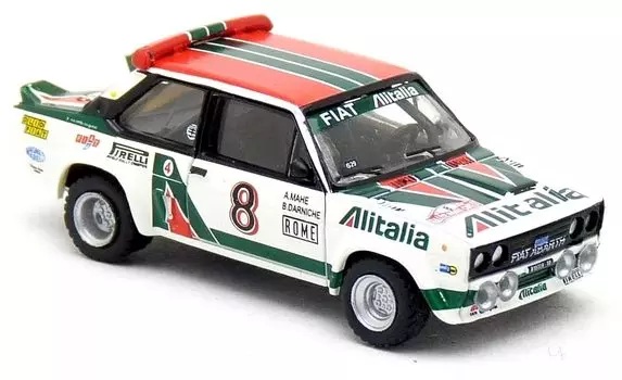 BREKINA Fiat 131 Abarth Alitalia BREKINA 131 Mini Car HO Масштаб 1/87 #8