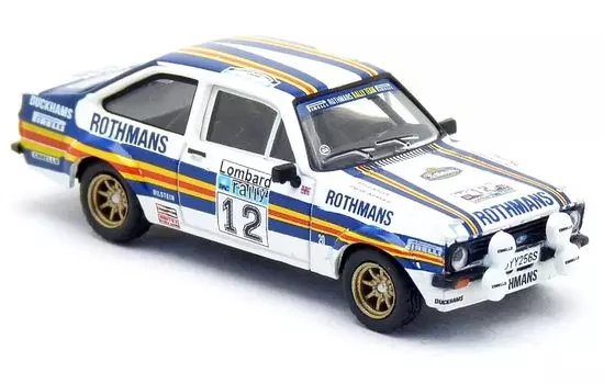 BREKINA Ford Escort RS 1800 1981 Rally Rothmans BREKINA Escort RS Mini Car HO Scale 1/87 #12