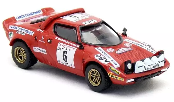 BREKINA Lancia Stratos HF Chardonnay 1975 BREKINA Lancia Stratos HF Chardonnet Mini Car HO Scale 1/87 #6